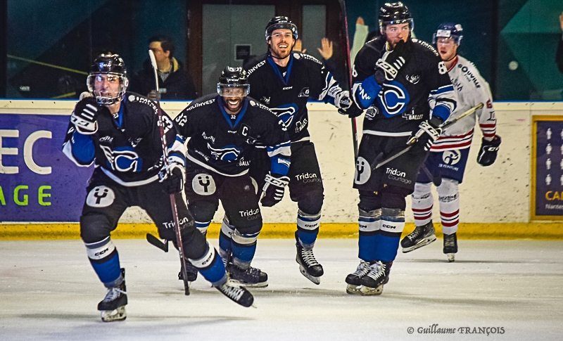 Photo hockey Division 1 - Division 1 - 1/4 de Finale match 1 : Nantes vs Caen  - Nantes l