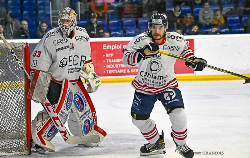 Photo hockey Division 1 - Division 1 - 1/4 de Finale match 2 : Nantes vs Caen  - Les Corsaires de Nantes coulent les drakkars et mnent la srie