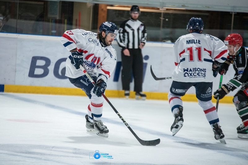 Photo hockey Division 1 - Division 1 : 13me journe : Mont-Blanc vs Caen  - Le Drakkar maintient le cap!