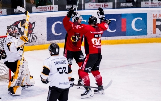 Photo hockey Division 1 - Division 1 : 18me journe : Morzine-Avoriaz vs Strasbourg  - Les Strasbourgeois mieux rcompenss