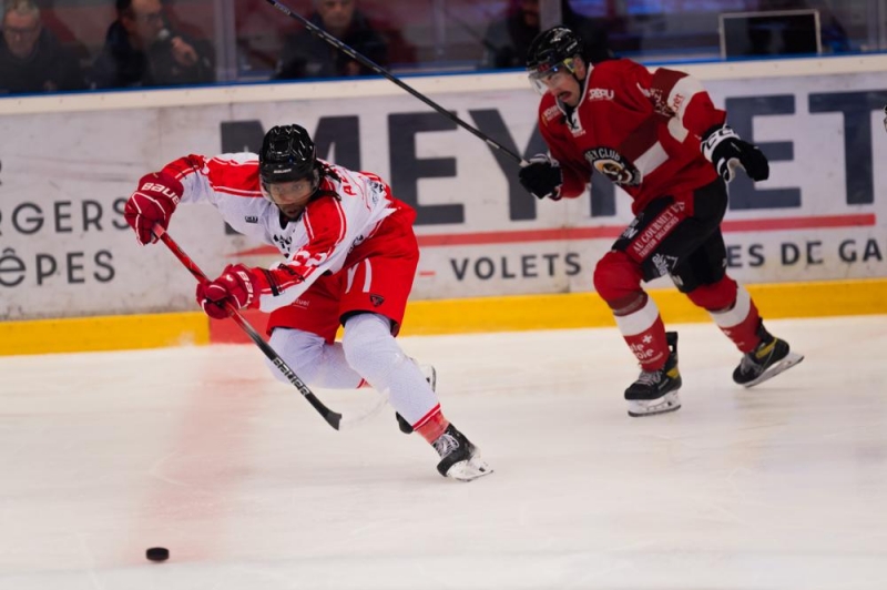 Photo hockey Division 1 - Division 1 : 1re journe : Morzine-Avoriaz vs Valenciennes - Premier succs pour les Pingouins