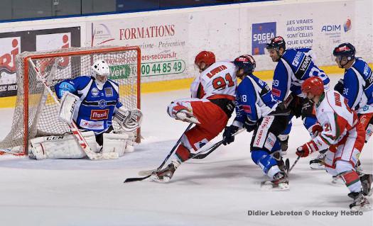 Photo hockey Division 1 - Division 1 : 20me journe : Nantes vs Courbevoie  - Un match de gardiens !