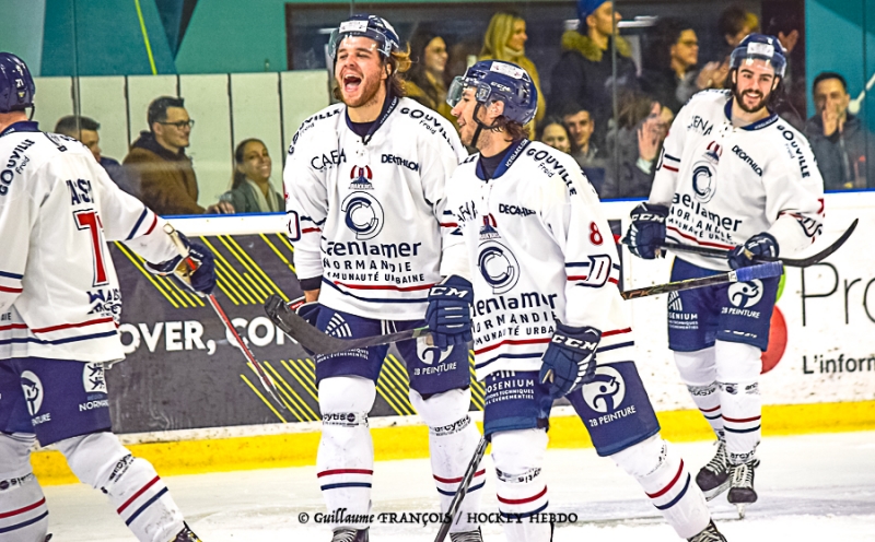 Photo hockey Division 1 - Division 1 : 22me journe : Nantes vs Caen  - Caen bat Nantes et se replace dans la course aux Playoffs