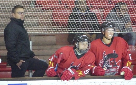 Photo hockey Division 1 - Division 1 : 23me journe : Brianon  vs Nantes - Les Diables Rouges font le job!