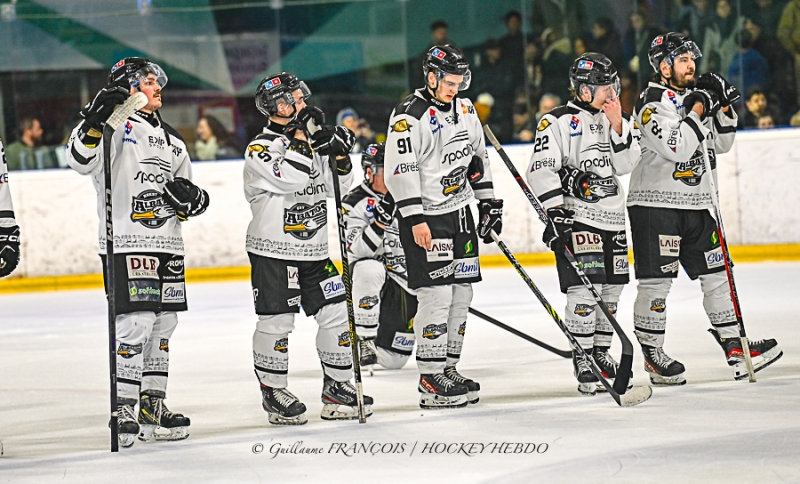 Photo hockey Division 1 - Division 1 : 24me journe : Nantes vs Brest  - Nantes en dmonstration face  Brest