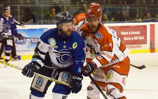 Photo hockey Division 1 - Division 1 : 25me journe : Nantes vs Cholet  - D1 : Le Derby et les Playoffs cest pour Cholet