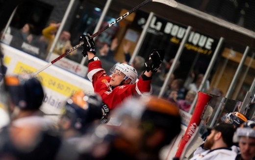 Photo hockey Division 1 - Division 1 : 5me journe : Morzine-Avoriaz vs Villard-de-Lans - Morzine remonte sur le podium !