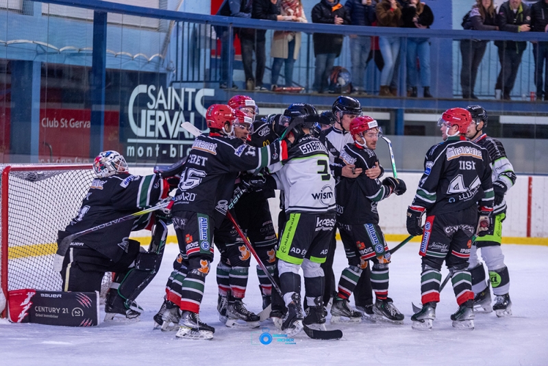 Photo hockey Division 1 - Division 1 : 7me journe : Mont-Blanc vs Epinal  - Epinal simpose dans un trs beau combat!