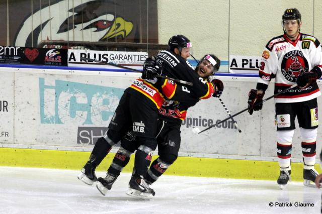 Photo hockey Division 1 - Division 1 : 9me journe : Nice vs Mulhouse - Le vol des Aigles