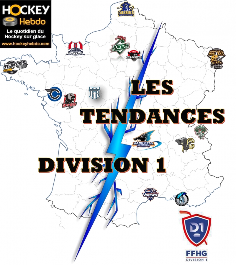 Photo hockey Division 1 - Division 1 - Division 1 - Les tendances de la 25me Journe