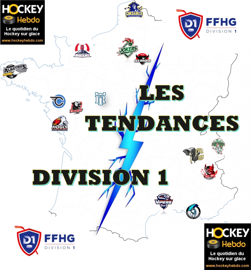 Photo hockey Division 1 - Division 1 - Division 1 - Les tendances de la 2me Journe