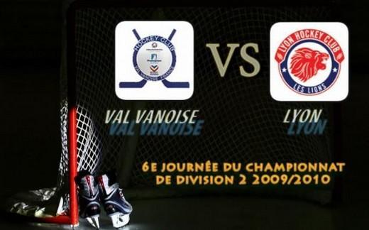 Photo hockey Division 2 - D2 : 6me journe poule A : Courchevel-Mribel-Pralognan vs Lyon - D2 : Le Lion vite la corne du Bouquetin