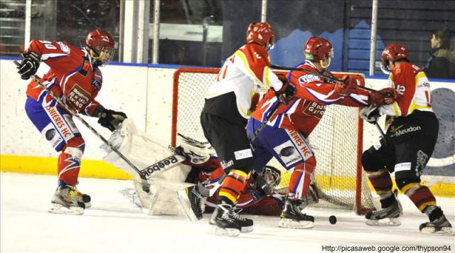 Photo hockey Division 2 - D2 : Play Off - 1/8me de finale - Aller : Asnires vs Meudon - Les Comtes brillent  Asnires