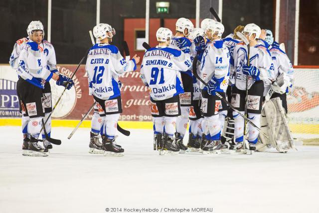 Photo hockey Division 2 - D2 : Play Off - 1/8me de finale - Aller : Strasbourg II vs Courchevel-Mribel-Pralognan - Val Vanoise gagne la premire manche