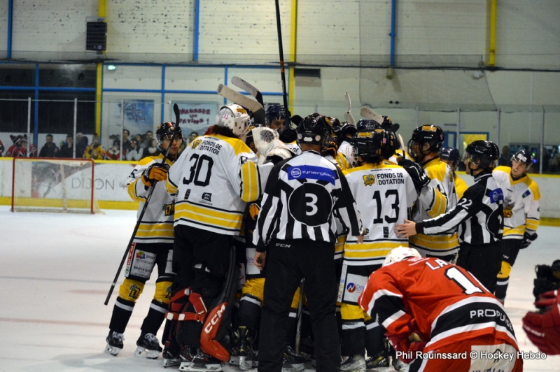 Photo hockey Division 2 - Division 2 : 5me journe : Dijon  vs Rouen II - Et  la fin c