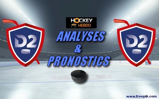Photo hockey Division 2 - Division 2 - D2 - Analyses et pronostics 1/2 Finales Play-Offs M3 et 4 & J 5 Maintien - Saison 2023-2024