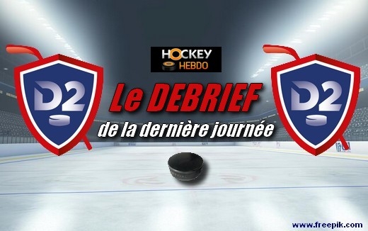 Photo hockey Division 2 - Division 2 - D2 - Dbrief 1/8 Finales Play-Offs Retour & J 2 Maintien - Saison 2023-2024