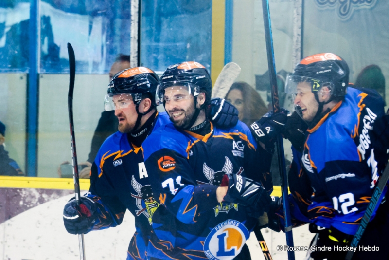 Photo hockey Division 3 - D3 - carr final - J2 : Chlons-en-Champagne vs Wasquehal Lille - Avalanche de buts