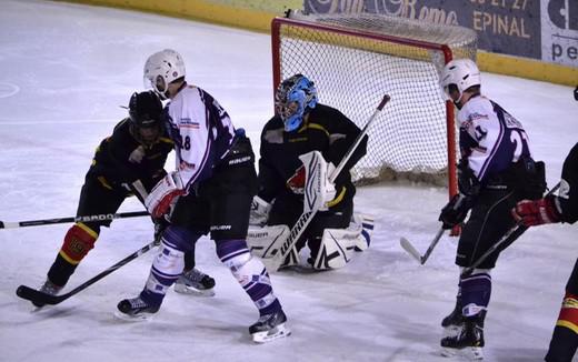 Photo hockey Division 3 - D3 : journe du 15/02/2014 : Epinal  vs Besanon - Les Dauphins submergent les Aigles 