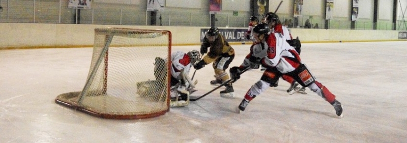 Photo hockey Division 3 - D3 : Play Off 1/8 de finale - Retour : Dammarie-les-Lys vs Bordeaux II - D3 : Les caribous tout proches de lexploit 