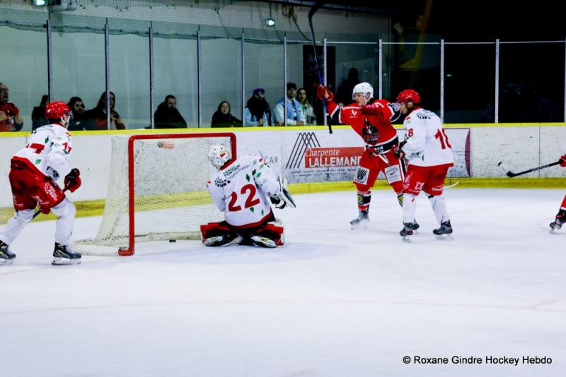 Photo hockey Division 3 - Division 3 - 1/4 de Finale - Match 2 : Dijon  vs Cergy-Pontoise II - Les Ducs dans le dernier carr