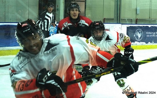 Photo hockey Division 3 - Division 3 : 8me journe : Nice II vs Nimes - les Aigles trop forts pour les Krokos