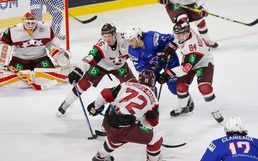 Photo hockey Equipes de France -  : France (FRA) vs Lettonie (LAT) - France vs Lettonie - Retour en images