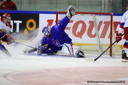 Photo hockey Equipes de France -  : France (FRA) vs Russie (RUS) - Battue avec les honneurs