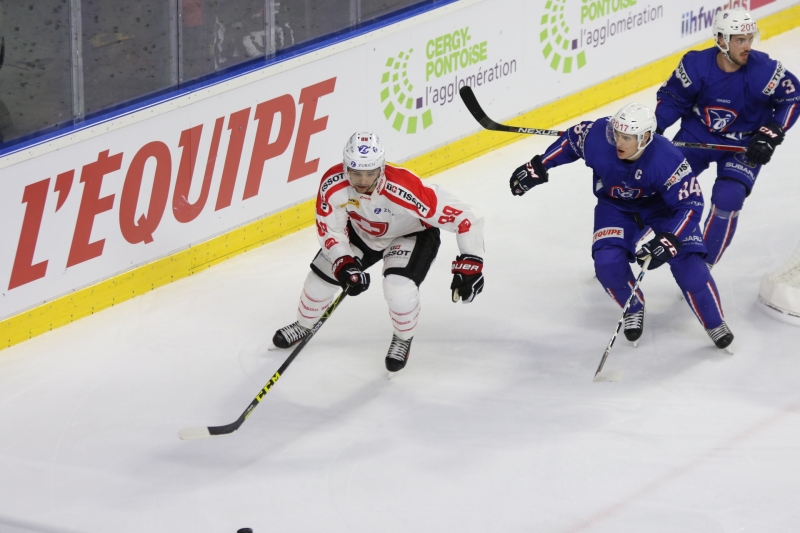 Photo hockey Equipes de France -  : France (FRA) vs Suisse (SUI) - La France mrite sa victoire !
