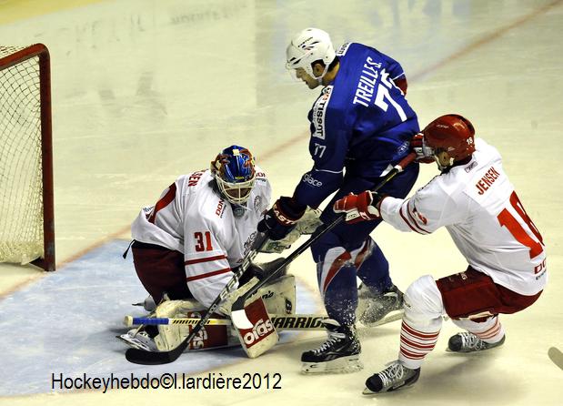 Photo hockey Equipes de France - Equipes de France - France-Danemark : courte dsillusion 
