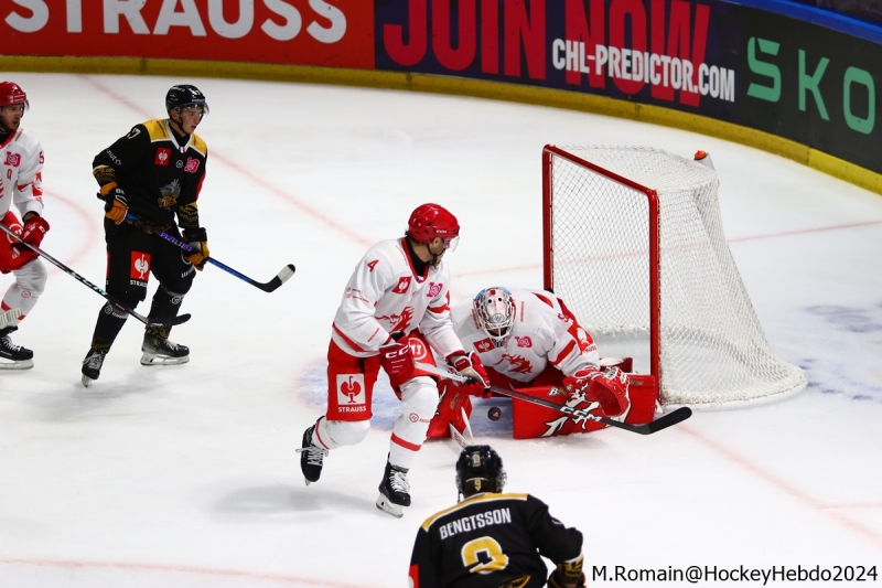 Photo hockey Europe : Continental Cup - CHL -  : Rouen vs Trinec - CHL : Les Dragons calent dans le troisime tiers.