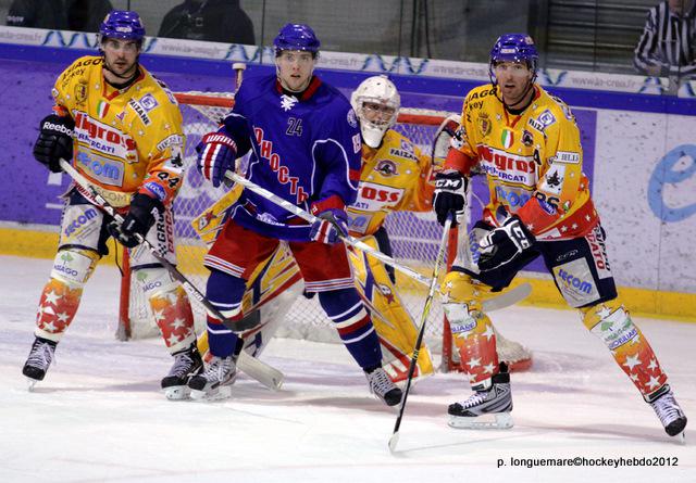 Photo hockey Europe : Continental Cup - CHL - Europe : Continental Cup - CHL : Rouen (Les Dragons) - Asiago et le ralisme de Minsk. 