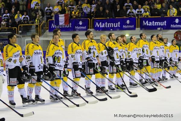 Photo hockey Europe : Continental Cup - CHL - Europe : Continental Cup - CHL : Rouen (Les Dragons) - Continental Cup J3 Match 6 : Victoire et qualification.