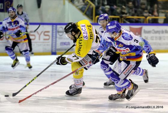 Photo hockey Europe : Continental Cup - CHL - Europe : Continental Cup - CHL : Rouen (Les Dragons) - Finale Conti Cup J1 Match2 : Les Dragons dans le tempo