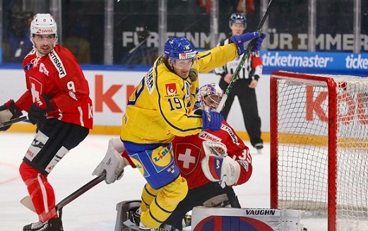 Photo hockey Hockey en Europe -  : Sude (SWE) vs Suisse (SUI) - SWISS Ice Hockey Games: La Sude commence bien