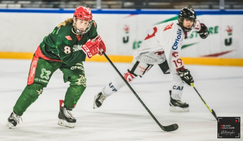 Photo hockey Hockey en France -  : Cergy-Pontoise / Fminin vs Amiens / Fminin - Fminin lite : Cergy russit sa rentre