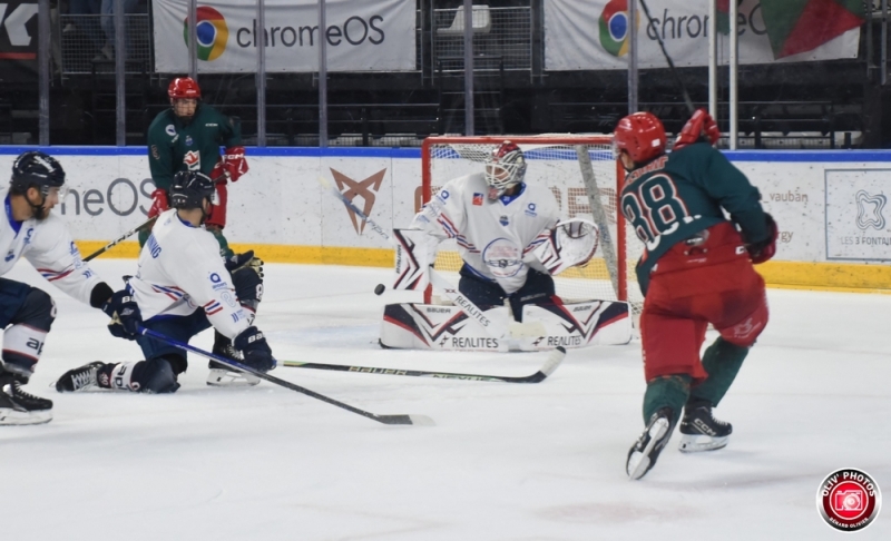 Photo hockey Hockey en France -  : Cergy-Pontoise vs Angers  - Prpa : Les Jokers et les Ducs jouent le jeu jusquau bout
