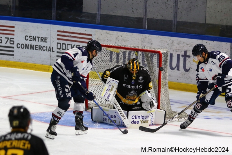 Photo hockey Hockey en France -  : Rouen vs Angers  - Premire russie pour les dragons.