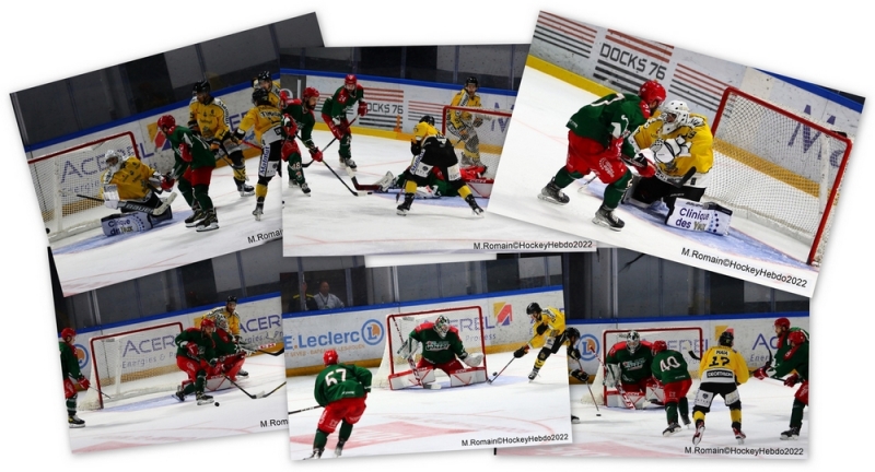 Photo hockey Hockey en France -  : Rouen vs Cergy-Pontoise - Rouen vs Cergy - Reportage photos