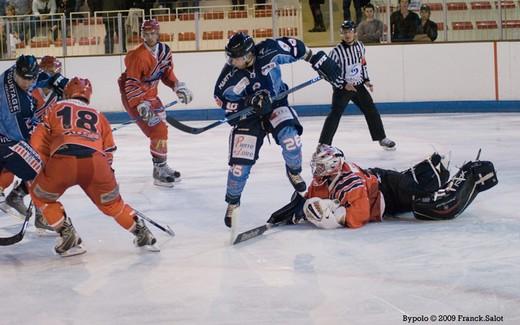 Photo hockey Hockey en France - Hockey en France - Amical : Angers - Cholet en images