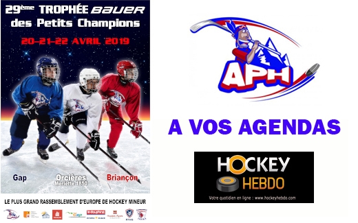 Photo hockey Hockey en France - Hockey en France : Gap (Association Promotion du Hockey sur glace) - A vos agendas - Trophe Bauer des Petits Champions