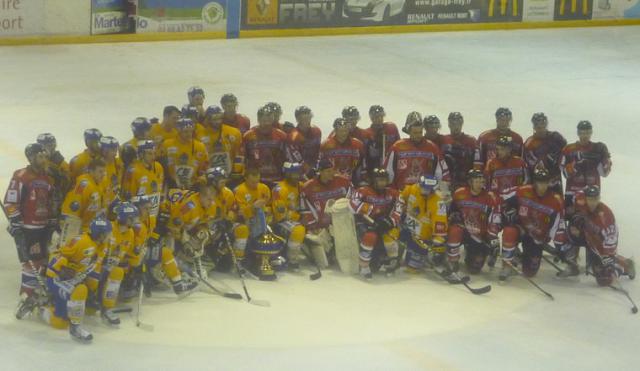 Photo hockey Hockey en France - Match amical : Mulhouse vs Dijon  - Les Ducs embrochent les Scorpions