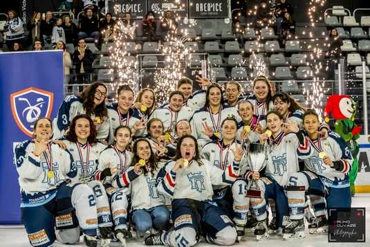 Photo hockey Hockey fminin -  : Cergy-Pontoise / Fminin vs Tours / Fminin - Carr final Fminin lite: Tours ne lche pas son titre