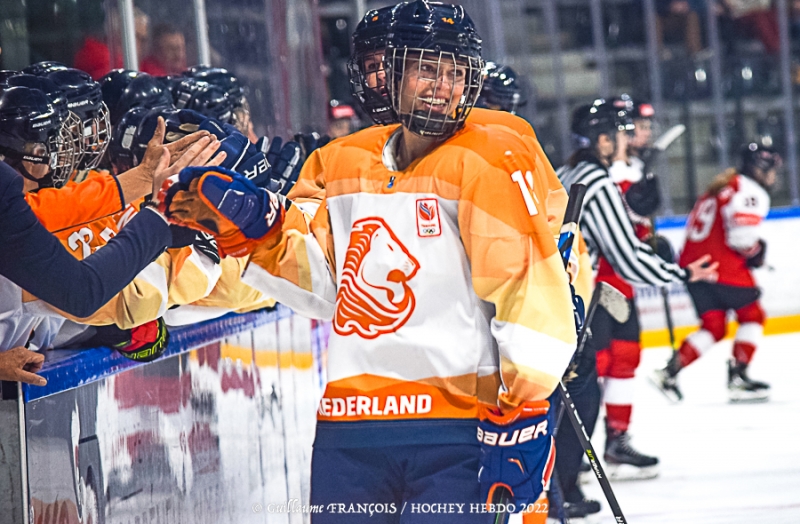 Photo hockey Hockey fminin -  : Pays Bas (NED) vs Autriche (AUT) - LAutriche simpose en lemportant aux tirs au but