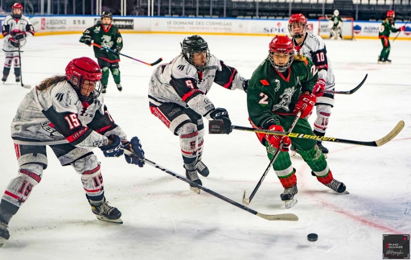 Photo hockey Hockey fminin - Fminin senior : 9me journe : Cergy-Pontoise / Fminin vs Neuilly/Marne Fminin - Fminin lite : Victoire aux forceps pour Cergy