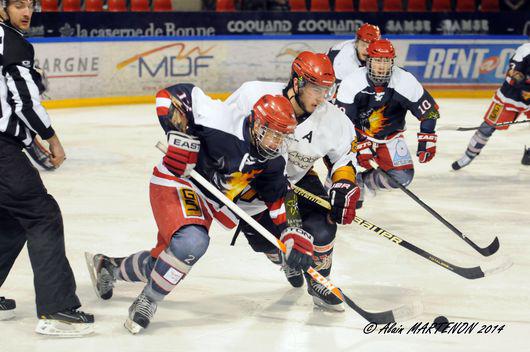 Photo hockey Hockey Mineur - Hockey Mineur - 1/2 finale U22 elite : Hockey 74 en finale