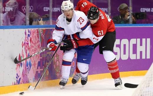 Photo hockey Jeux olympiques - Jeux olympiques - JO : Canada vs Norvge - Pas sans peine