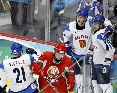 Photo hockey Jeux olympiques - Jeux olympiques - JO : Finlande - Blarus