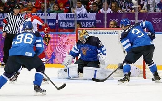 Photo hockey Jeux olympiques - Jeux olympiques - JO : Finlande - Russie : L