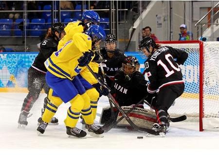 Photo hockey Jeux olympiques - Jeux olympiques - JO : Sude vs Japon - La Sude a trembl
